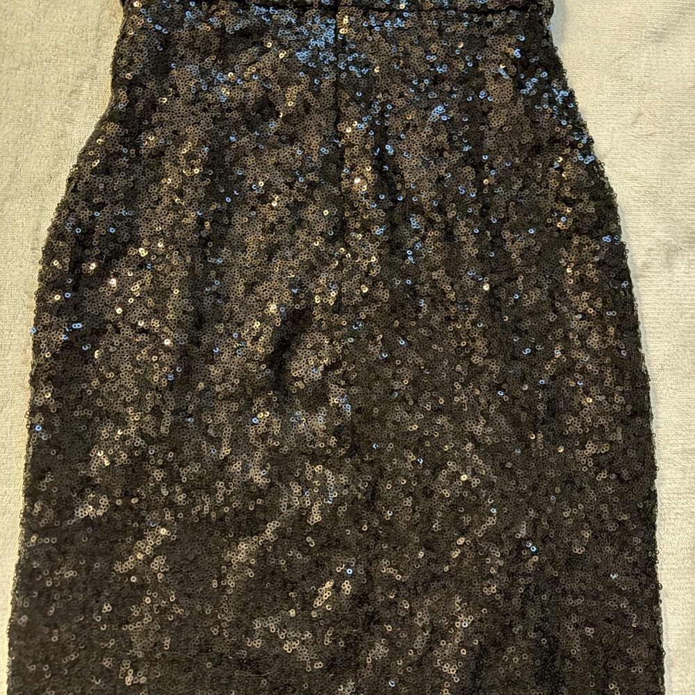 Tobi Black Strapless Sequin Mini Dress | Party | Glam | Birthday | Bachelorette - Picture 7 of 15